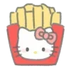 🍟 Эмодзи «𝓈𝒶𝓃𝓇𝒾𝑜 𝓎𝓊𝓂𝓂𝓎» для Telegram