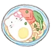 🍜 Эмодзи «𝓈𝒶𝓃𝓇𝒾𝑜 𝓎𝓊𝓂𝓂𝓎» для Telegram