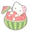 🍉 Эмодзи «𝓈𝒶𝓃𝓇𝒾𝑜 𝓎𝓊𝓂𝓂𝓎» для Telegram