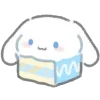 🍰 Эмодзи «𝓈𝒶𝓃𝓇𝒾𝑜 𝓎𝓊𝓂𝓂𝓎» для Telegram