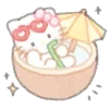 🥥 Эмодзи «𝓈𝒶𝓃𝓇𝒾𝑜 𝓎𝓊𝓂𝓂𝓎» для Telegram