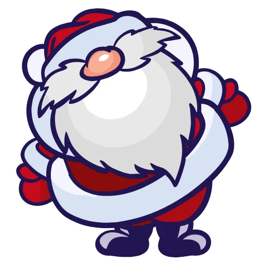Эмодзи Santa Claus для Telegram — скачать