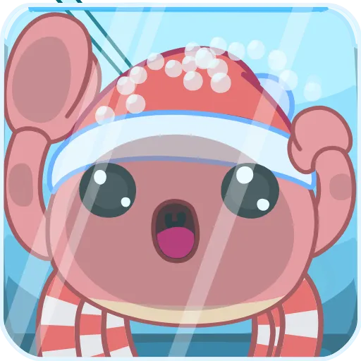 🙅‍♀️ Стикер «Santa's Crab» для Telegram