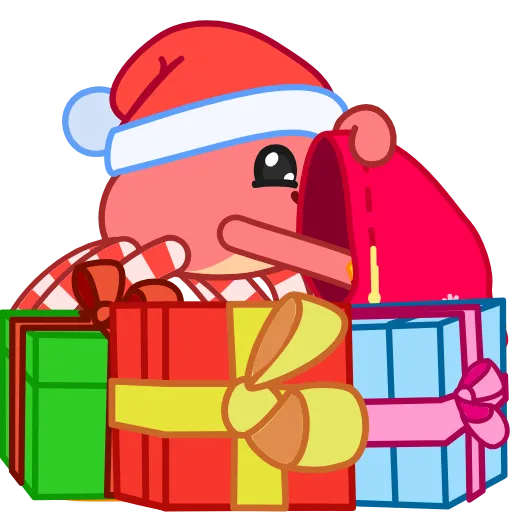🎁 Стикер «Santa's Crab» для Telegram