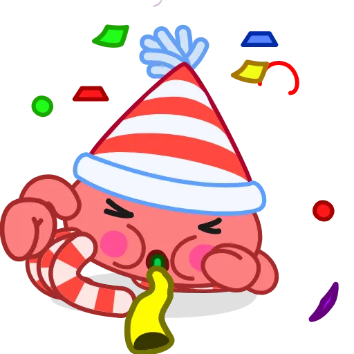 🥳 Стикер «Santa's Crab» для Telegram