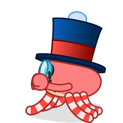 🧐 Стикер «Santa's Crab» для Telegram