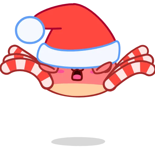 👋 Стикер «Santa's Crab» для Telegram