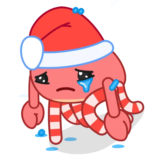 😢 Эмодзи «Santas Crab» для Telegram