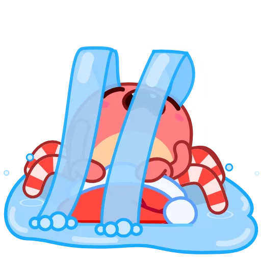 😭 Эмодзи «Santas Crab» для Telegram