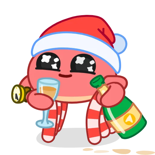 🥺 Эмодзи «Santas Crab» для Telegram