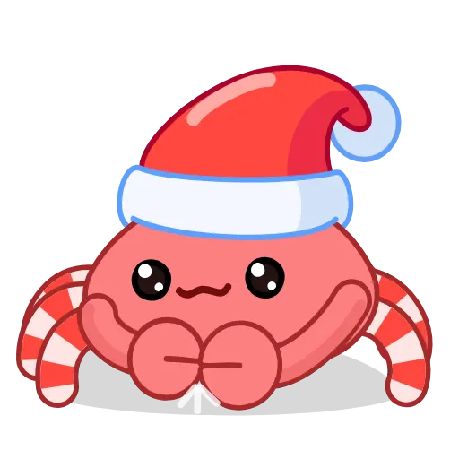 👍 Эмодзи «Santas Crab» для Telegram