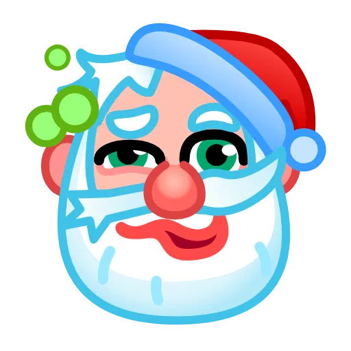 🥴 Эмодзи «Santa Emoji» для Telegram