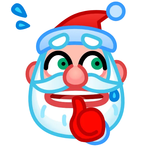 😬 Эмодзи «Santa Emoji» для Telegram