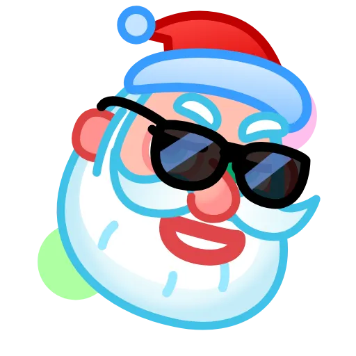😎 Эмодзи «Santa Emoji» для Telegram