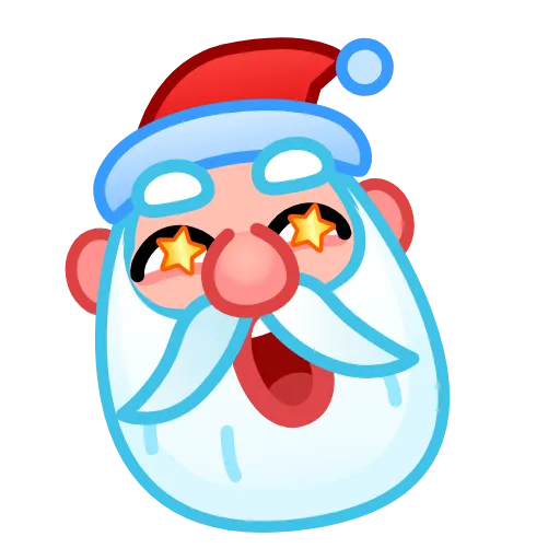 🤩 Эмодзи «Santa Emoji» для Telegram