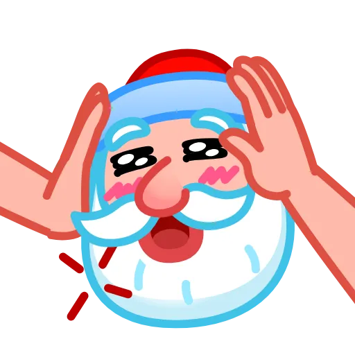 🥰 Эмодзи «Santa Emoji» для Telegram