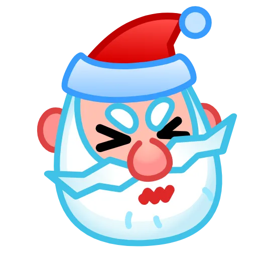 😖 Эмодзи «Santa Emoji» для Telegram