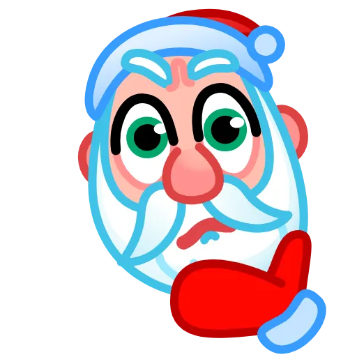 ❔ Эмодзи «Santa Emoji» для Telegram