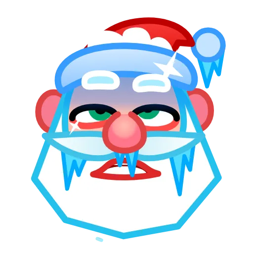 🥶 Эмодзи «Santa Emoji» для Telegram