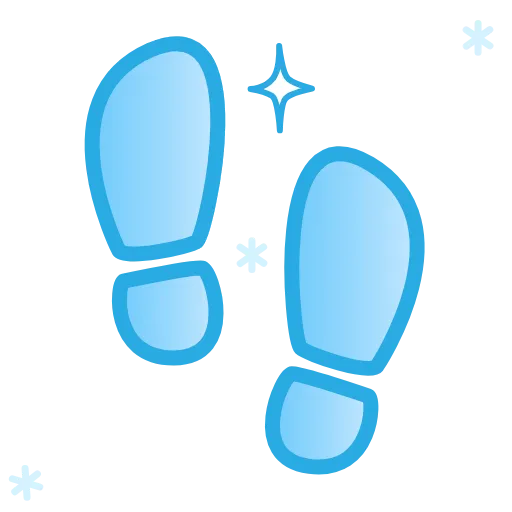 👣 Эмодзи «Santa Emoji» для Telegram