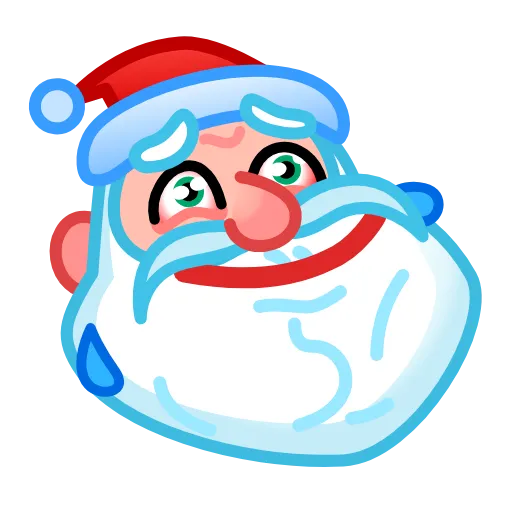 🥲 Эмодзи «Santa Emoji» для Telegram