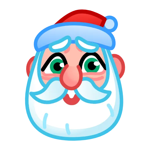 😅 Эмодзи «Santa Emoji» для Telegram