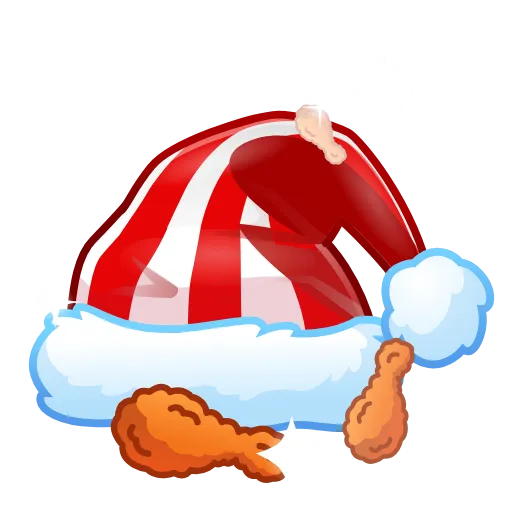 Эмодзи Santa Hat для Telegram — скачать