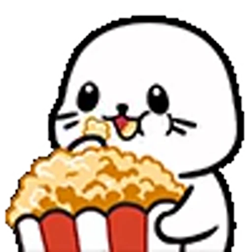 🍿 Эмодзи «Sappy Seals» для Telegram