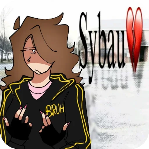 😒 Стикер «Sarah Heathcliff» для Telegram