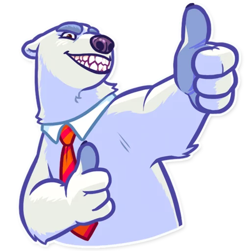 👍 Стикер «Polar Bear» для Telegram