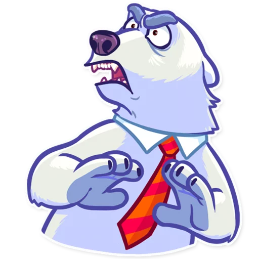 😨 Стикер «Polar Bear» для Telegram