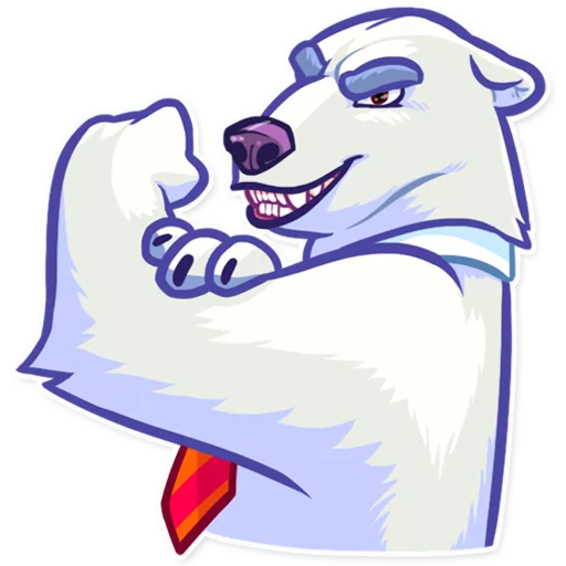 💪 Стикер «Polar Bear» для Telegram