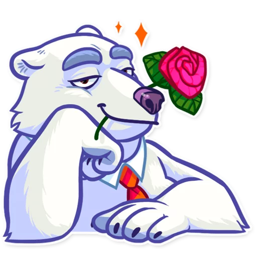 🌹 Стикер «Polar Bear» для Telegram