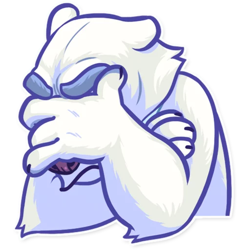 🤦 Стикер «Polar Bear» для Telegram