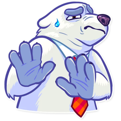 😓 Стикер «Polar Bear» для Telegram