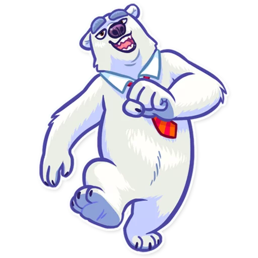 🚶 Стикер «Polar Bear» для Telegram