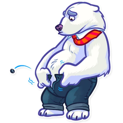 👖 Стикер «Polar Bear» для Telegram