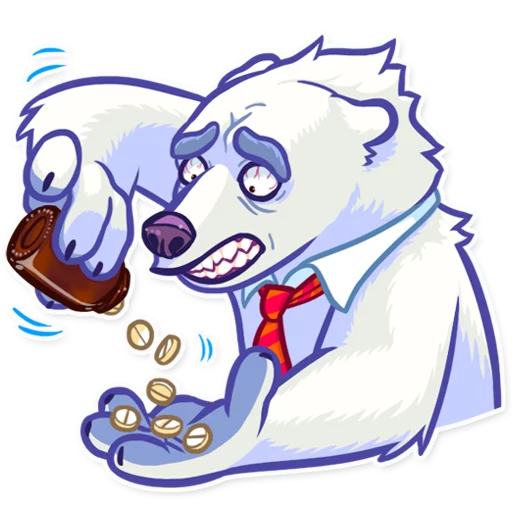 😰 Стикер «Polar Bear» для Telegram