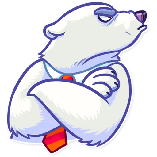 😠 Стикер «Polar Bear» для Telegram