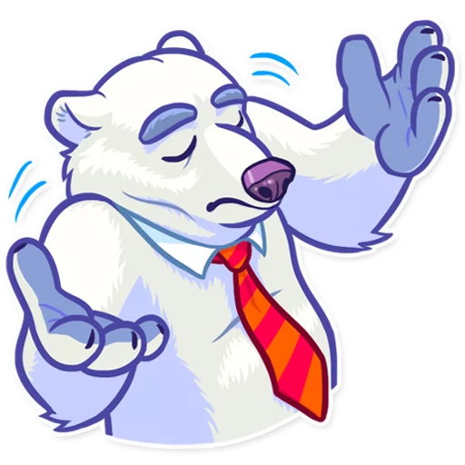 👐 Стикер «Polar Bear» для Telegram