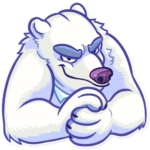 😈 Стикер «Polar Bear» для Telegram
