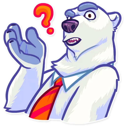 ❓ Стикер «Polar Bear» для Telegram