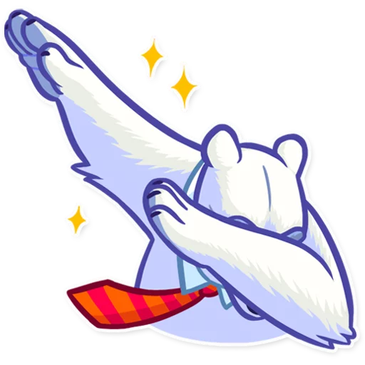 🕺 Стикер «Polar Bear» для Telegram