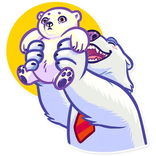 👶 Стикер «Polar Bear» для Telegram