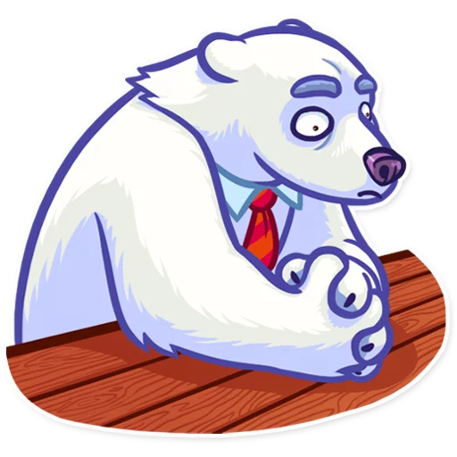 😶 Стикер «Polar Bear» для Telegram