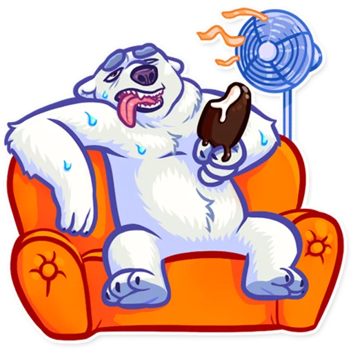 🍦 Стикер «Polar Bear» для Telegram