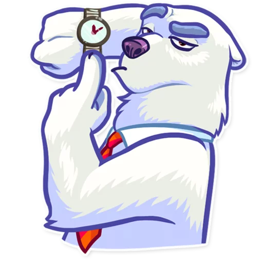 ⌚ Стикер «Polar Bear» для Telegram