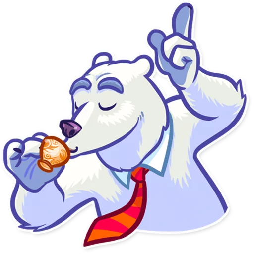 ☕ Стикер «Polar Bear» для Telegram