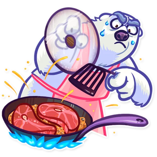 👨 Стикер «Polar Bear» для Telegram