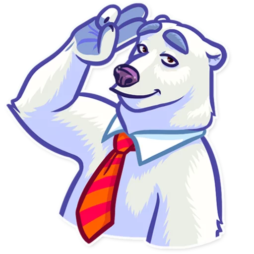 👋 Стикер «Polar Bear» для Telegram